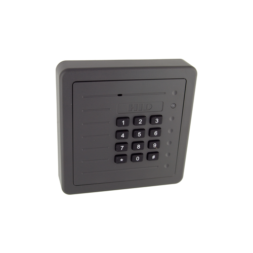 ProxPro with Wiegand output, Keypad and Terminal Strip, Charcoal Gray