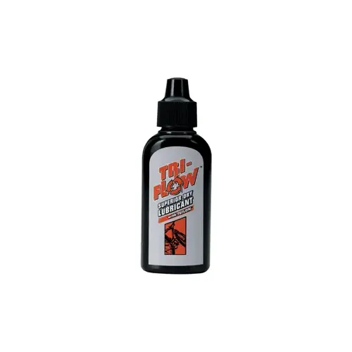 Tri-Flow TF21013 Superior Dry Lubricant, 2 fl oz, Squeeze Bottle with Drip Drop Applicator Brown