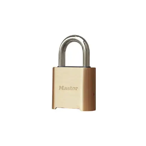 Carded Resettable Brass Padlock