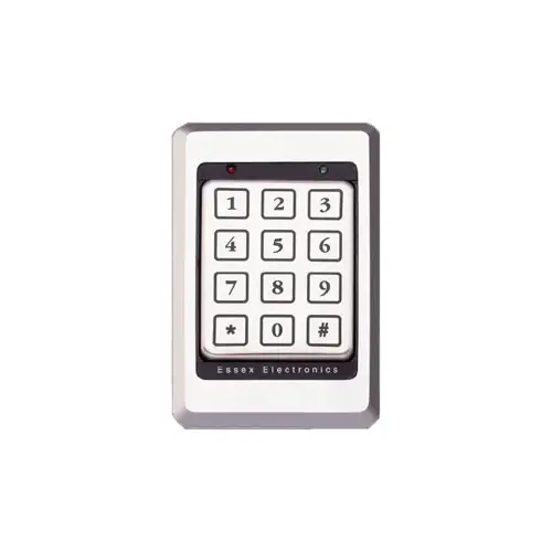 12 BUTTON 3x4 KEYPAD, US32D Satin Stainless Steel