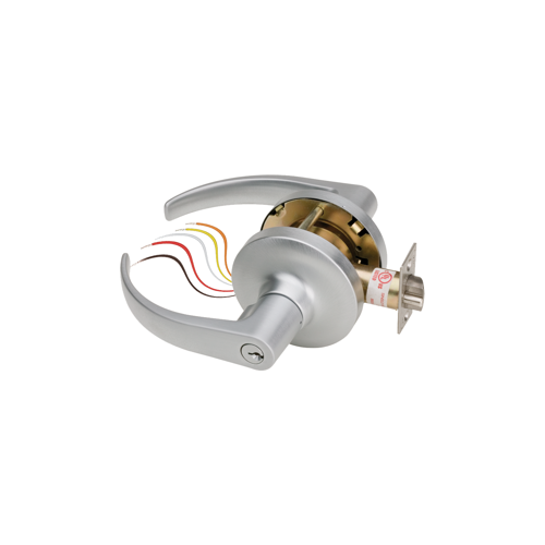 ElectraPro Electric Cylindrical Lock -Failsecure, Satin Chrome