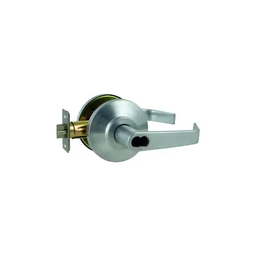 7K Series 2-3/4" Backset 7 Pin Storeroom 15 Lever and D Rose ANSI Strike Less Core Satin Chrome Finish