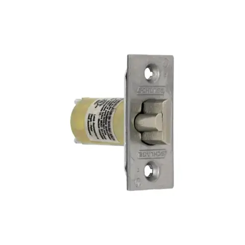 A Series Square Corner Dead Latch with 2-3/4" Backset with 1" Face Bright Brass Finish