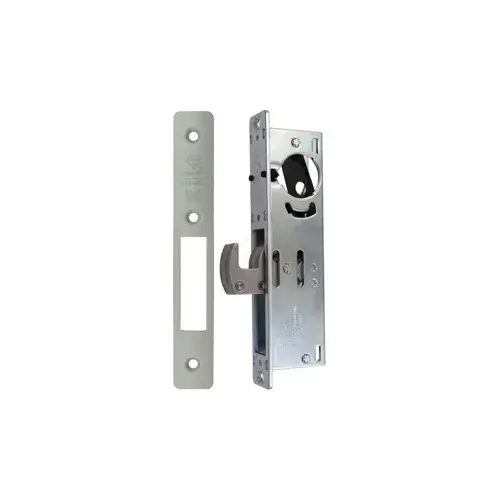 Aluminum Door Deadlocks Satin Aluminum Clear Anodized