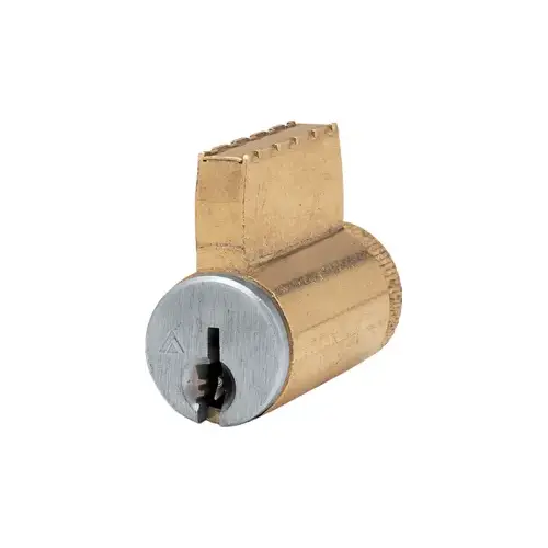 Cylinder for KS-Series Padlock, WVTR Keyway, Brushed Brass 606