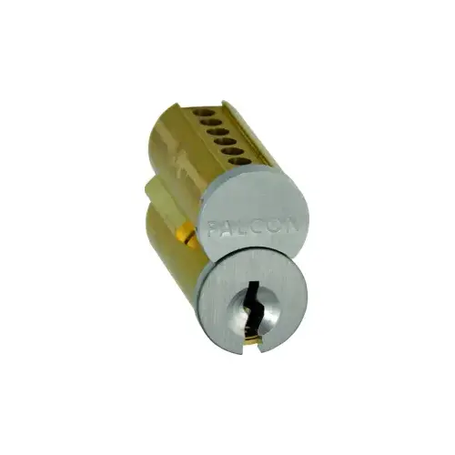 SFIC Core, 7 Pin Uncombinated, Best Prep A Keyway, Uses Spring Cover (7-Pin A12639-002-00), US4/606 Satin Brass