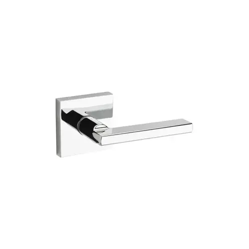 Halifax Lever with Square Rose Half Dummy Door Lock Bright Chrome Finish