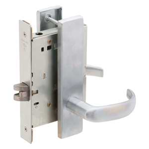 Schlage Satin Chrome 03a Entrance Mortise Lock With Deadbolt