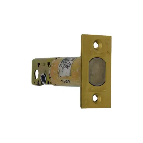 B600 Series Square Corner Deadbolt with 2-3/4" Backset and 1-1/8" Face Bright Brass Finish