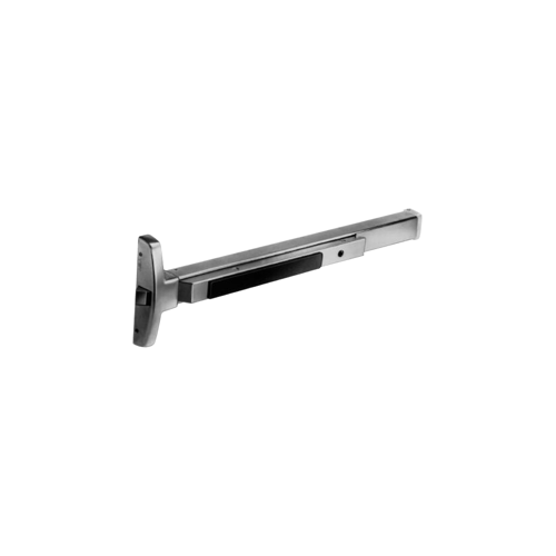 Narrow Stile Rim Exit Device Exit Only for 33" to 36" x 7' Door Satin Stainless Steel Finish