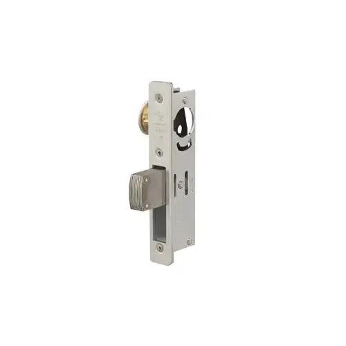 MS1850S DEADLOCK, 1-1/8 IN. BACKSET ANSI ALUMINUM Silver