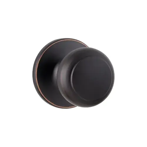 Dummy Door Knob, 2-3/16 in Dia Knob, Venetian Bronze