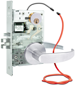 Security Door Controls Z7632 (MLR) Motorized Electrified Mortise Lock Body Only, Locked Both Sides, Fail Secure (Field Selectable), Field Reversible Handing