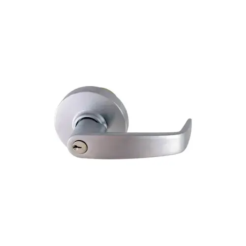 20 Series Exit Device Trim Lever/Rose, Satin Chrome