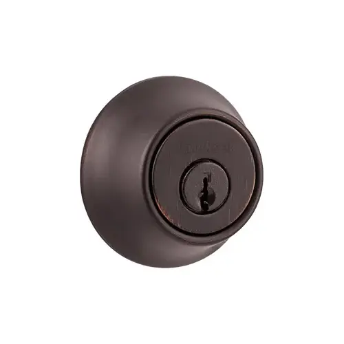 Double Cylinder Deadbolt, KW1 Keyway, Keyed Alike 4, Radius Corner Adjustable Latch 2-3/8"-2-3/4" Backset, Grade 3, Venetian Bronze 11P/716