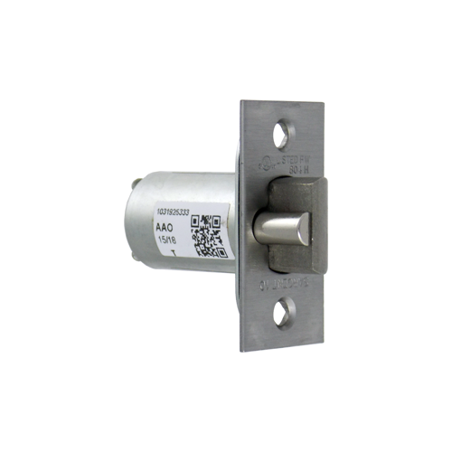 10 Line Square Corner Plain Latch, Satin Stainless Steel