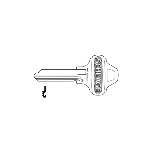 Full Size Everest Control Key Blank C135 Keyway