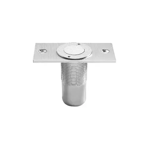 Dust Proof Strike, Adjustable Heights, Works With Flush Bolts, Removable Face Plate, 626/US26D Satin Chrome