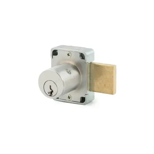 7/8" Door Deadbolt Lock, CCL 8618C-R1 Keyway, Keyed Different, 7/8" Barrel Diameter, Grade 1, Satin Chrome US26D/626