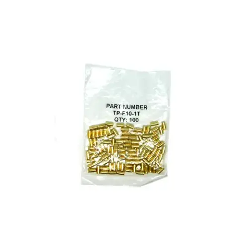 #1 Standard Driver Pins, 100-Pack, Chrome