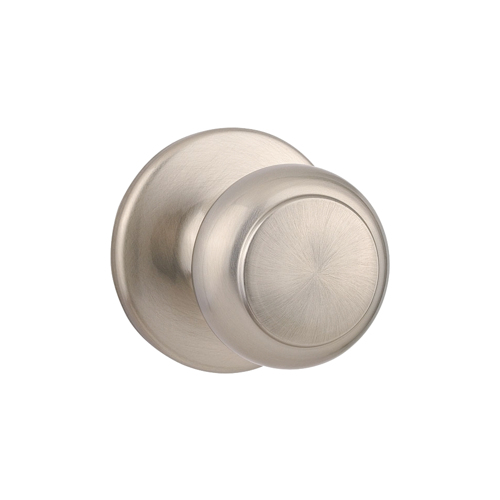 Cove Knob Interior Single Cylinder Handleset Trim, Satin Nickel