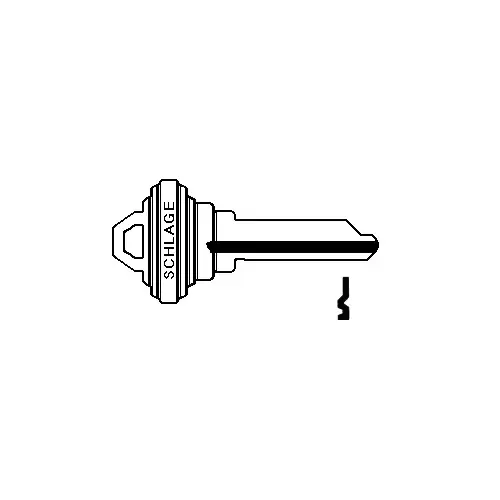 Schlage Commercial 35-056 E Original IC Control Key Blank, E Keyway