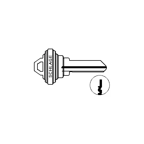 5-Pin Standard Key Blank F Keyway