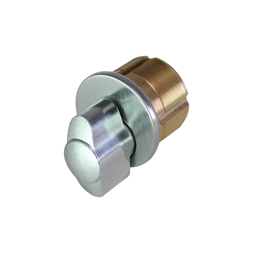 Thumbturn Mortise Cylinder Satin Chrome