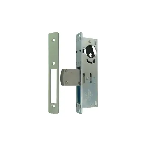 Aluminum Door Deadlocks Satin Aluminum Clear Anodized