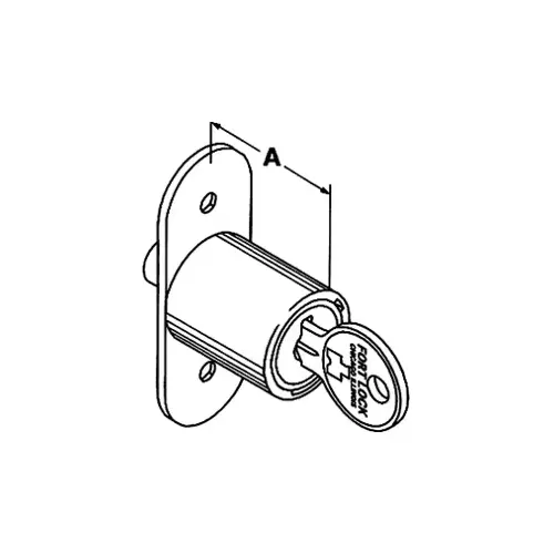 CompX Fort SD990KA-238 Sliding Door Lock