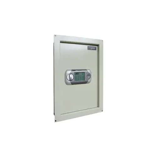 WALL SAFE WITH ELECTRONIC LCD TOUCH SCREEN LOCK beige