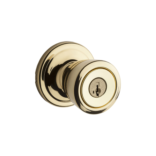 Abbey Vestibule Knob Bright Polished Brass