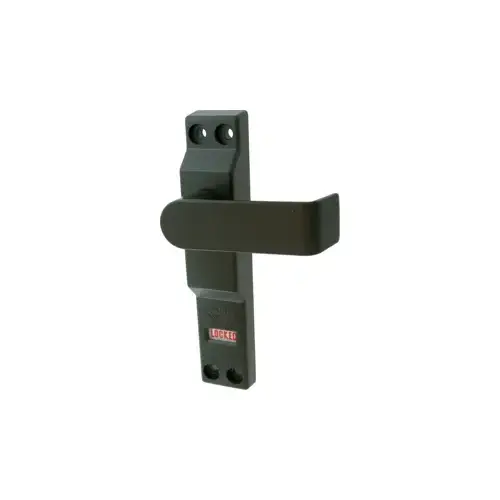 MS Deadlock Lever Left Hand 1-3/4"-2" Dark Bronze Finish