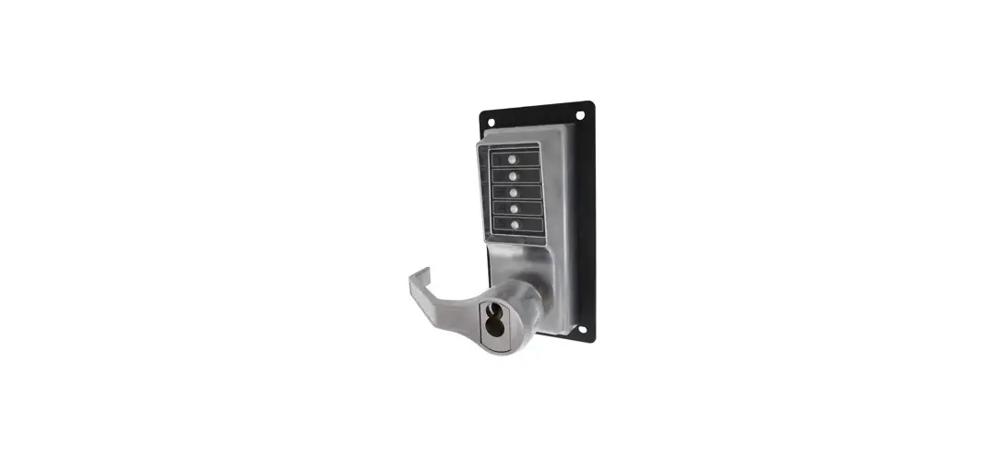 Kaba Simplex LP1000 Mechanical Pushbutton Lock - Keyless Entry With Combination & Key Override