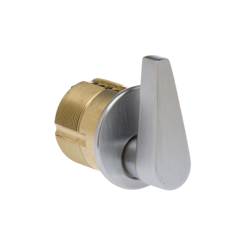 Kaba Ilco ADA7181TK126D ADA Mortise Turn Knob Cylinder Satin Chrome