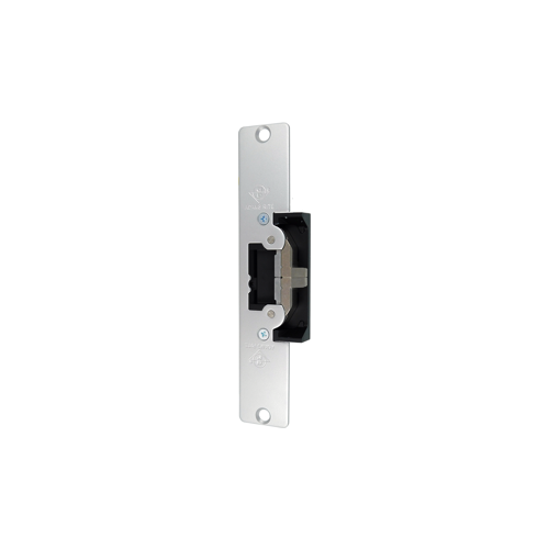 7410 Ultraline Electric Strike For Wood Jambs, Satin Aluminum Clear Anodized