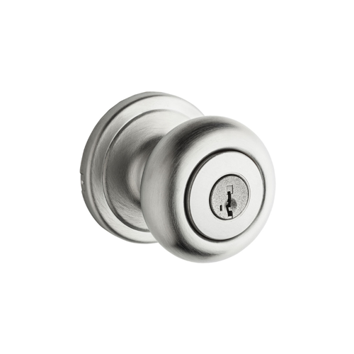 Kwikset 740H26D-6ALRCS-K3 Hancock Entry Knob, KW1 Keyway, Keyed Alike 3, 6-Way Adjustable Latch 2-3/8"-2-3/4" Backset, Grade 2, Satin Chrome US26D/626