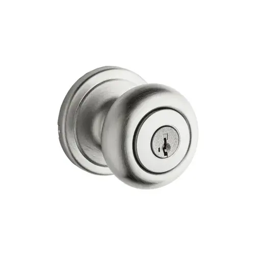 Hancock Keyed Entry Knob Satin Chrome