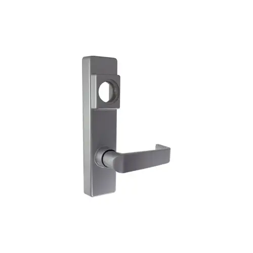 V Series Sprayed Aluminum Grade 1 Exit Trim, Classroom Function, S Lever, Less Cylinder