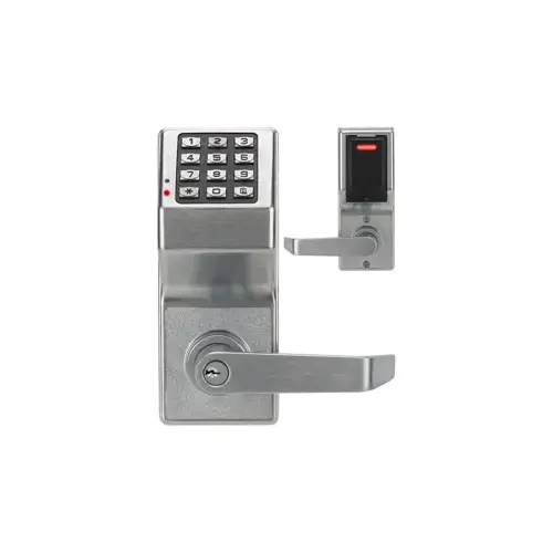 DL2700 Series Trilogy T2 LocDown Cylindrical Electronic Digital Lock, Satin Chrome