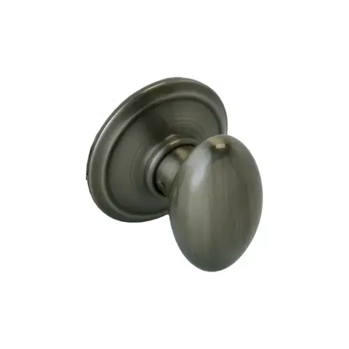 Schlage Lock Company F59SIE620 12-326 Keyless Inside of F60 Siena Knob, Triple Option Adjustable Backset, 620 Antique Pewter Satin Nickel