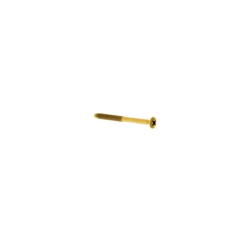 Deadbolt Machine Screw - 10-32 x 2-1/4", Bright Polished Brass