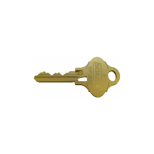 Schlage Commercial 35-269S123 Everest 29 Control Key Blank S123 Keyway, Gold