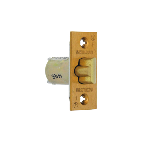 A Series Square Corner Dead Latch with 2-3/8" Backset with 1" Face Satin Bronze Finish