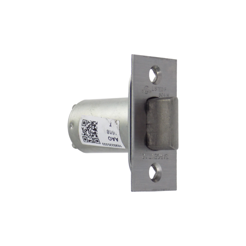 10 Line Square Corner Plain Latch, Satin Stainless Steel