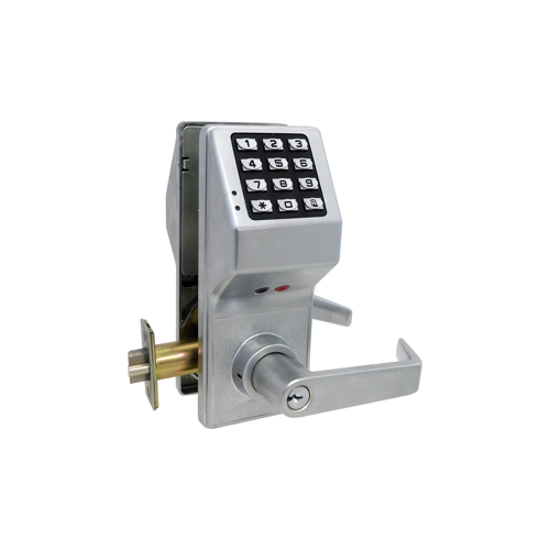 DL5300 Battery Operated Digital Lock, Satin Chrome