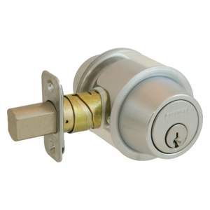 Schlage B562P-C-626 double cylinder deadbolt, Satin Chrome