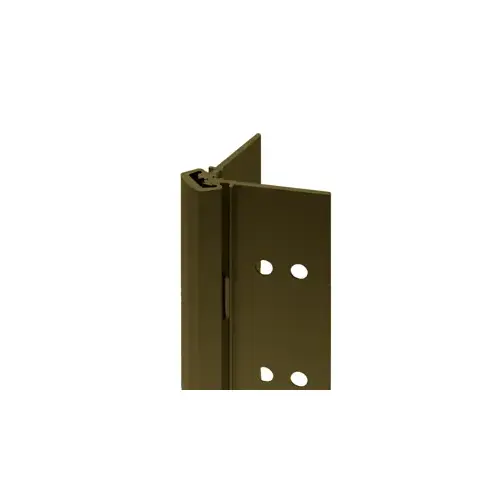 Full Mortise Heavy Duty Geared Continuous Hinge, 95", Up to 600lb. High Frequency, BR Dark Bronze