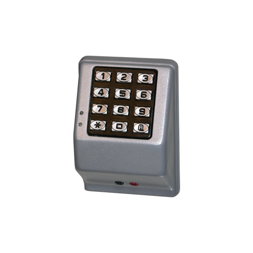 DK3000 Series Trilogy T3 Electronic Digital Access Control Keypad, Satin Aluminum Clear Anodized