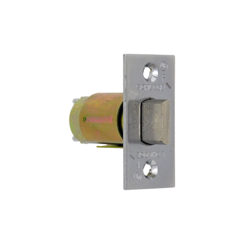 A Series Square Corner Spring Latch with 2-3/4" Backset with 1-1/8" Face Satin Chrome Finish